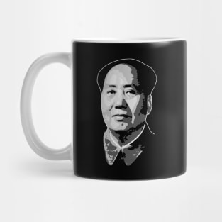 Mao Black and White Mug